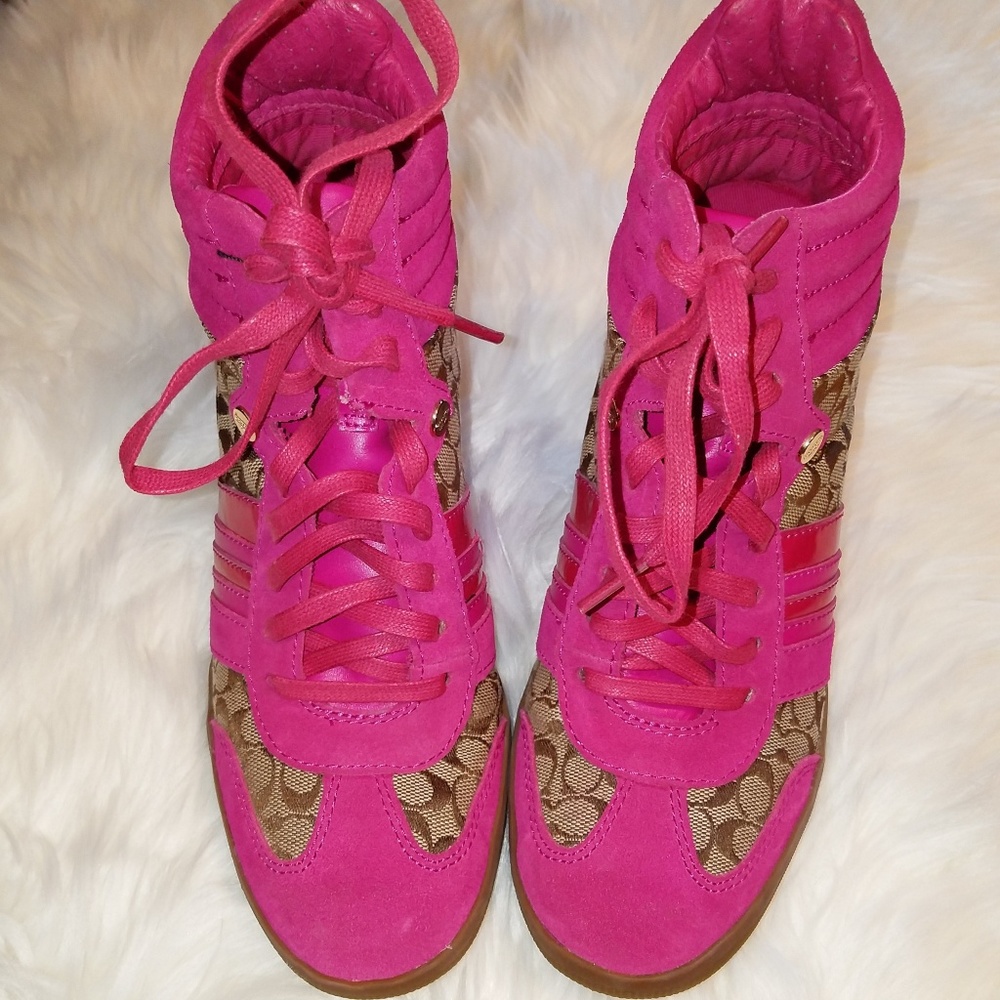 Coach High Top Platform shoes Ladies